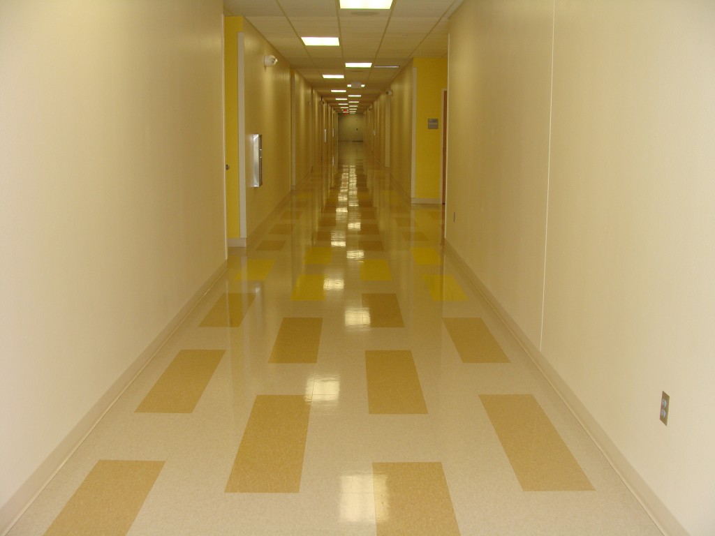 School floor cleaning by Detail Dynamics of Central Florida