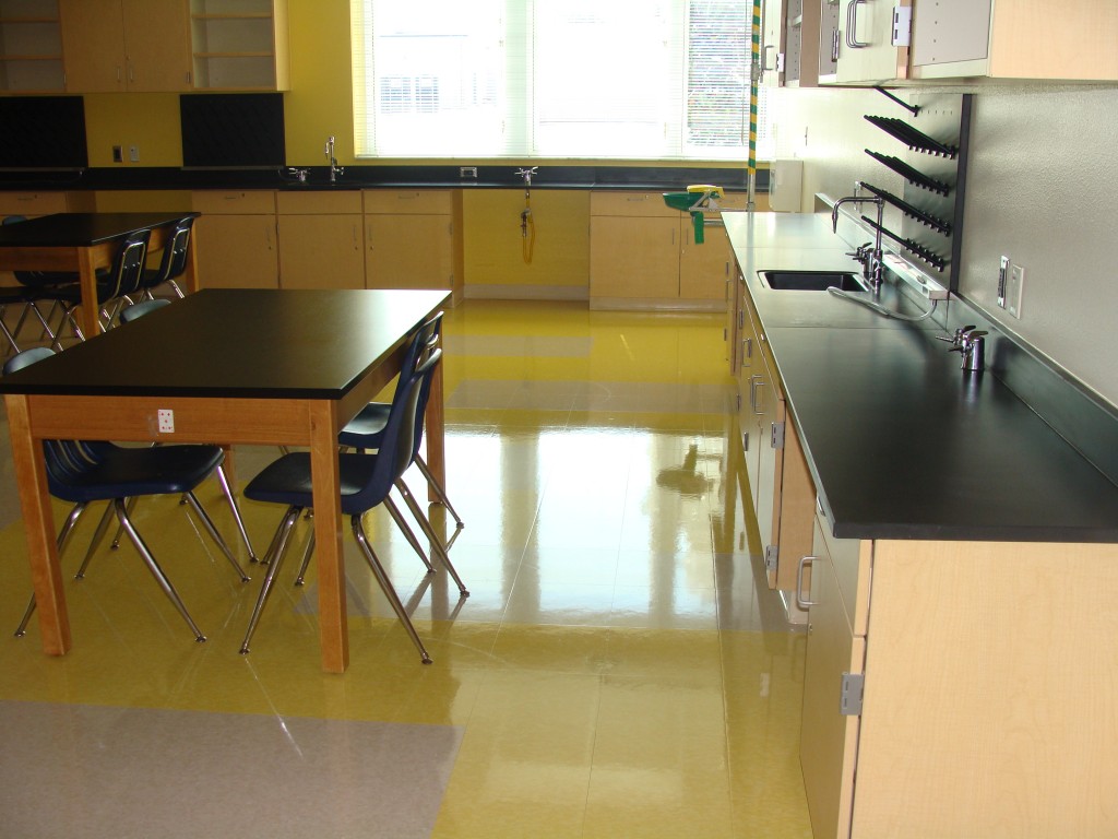 School floor cleaning by Detail Dynamics of Central Florida