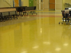 School floor cleaning by Detail Dynamics of Central Florida