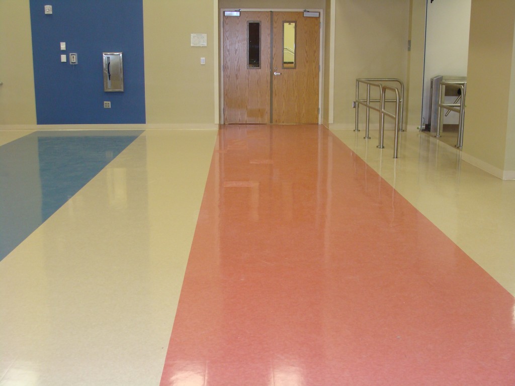 School floor cleaning by Detail Dynamics of Central Florida